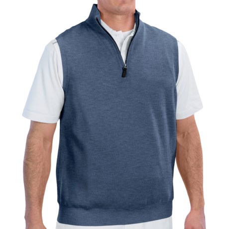48%OFF メンズゴルフベスト フェアウェイとグリーンウインドベスト - メリノウール（男性用） Fairway and Greene Wind Vest - Merino Wool (For Men)